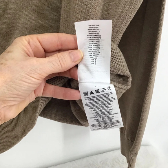 Ben Sherman Men’s V-Neck Pullover Sweater Taupe/Tan Size Medium - Picture 7 of 7